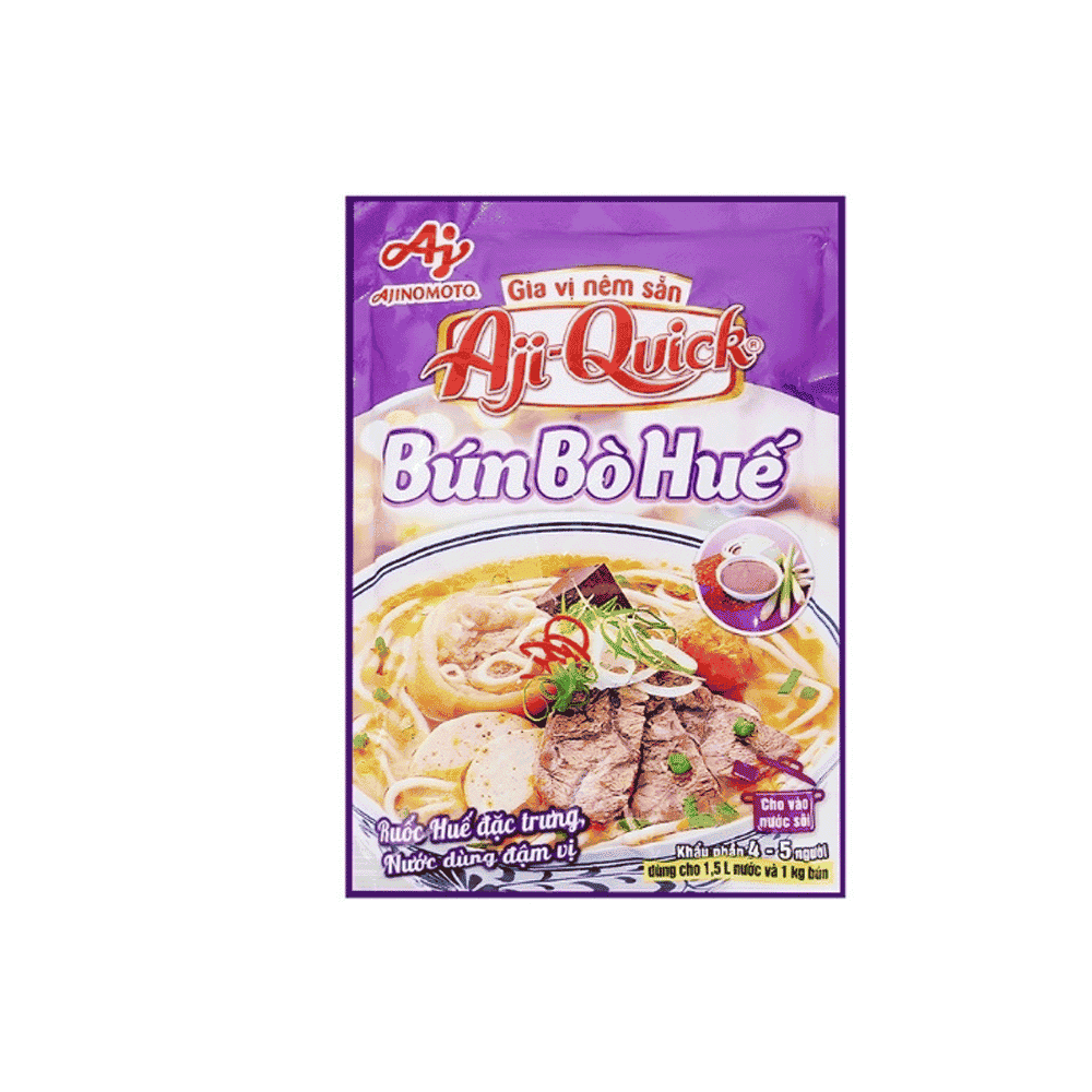 Gia vị nêm sẵn Aji Quick bún bò Huế 375g