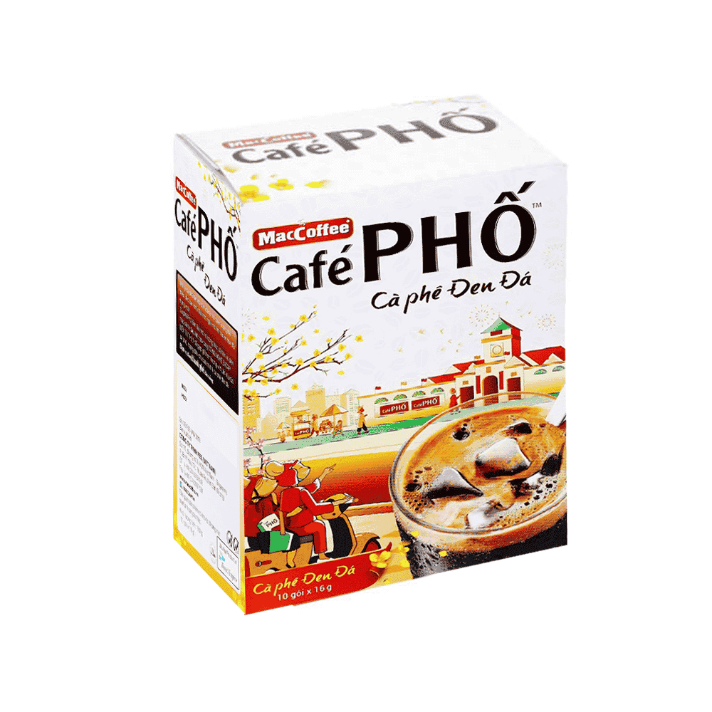 MacCoffee café đen/đá Phố 10g/240g