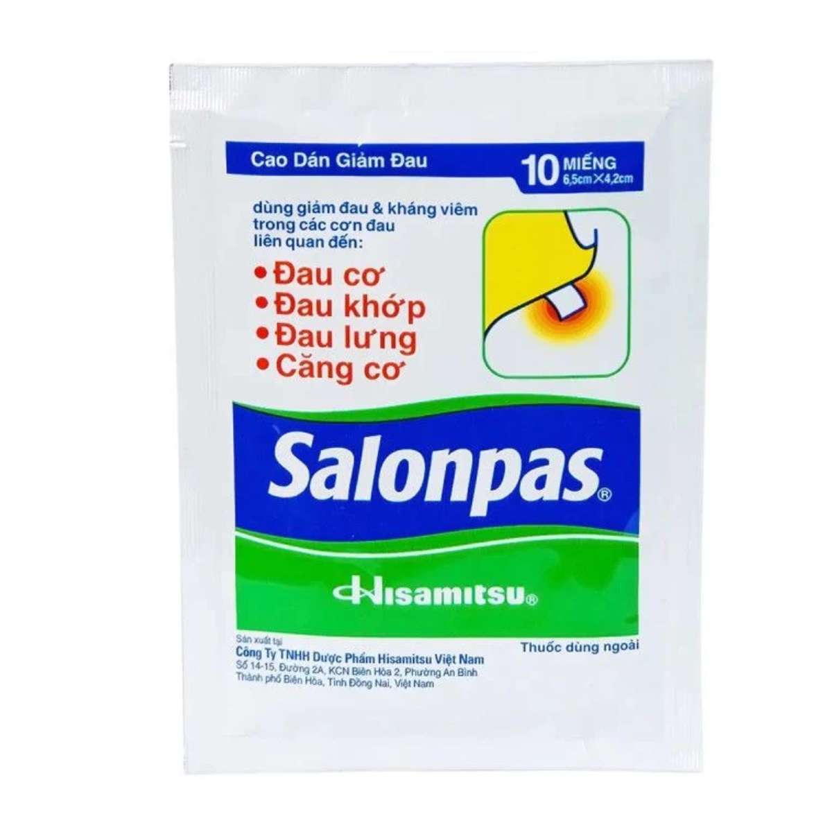 Salonpas cao dán nóng 10m