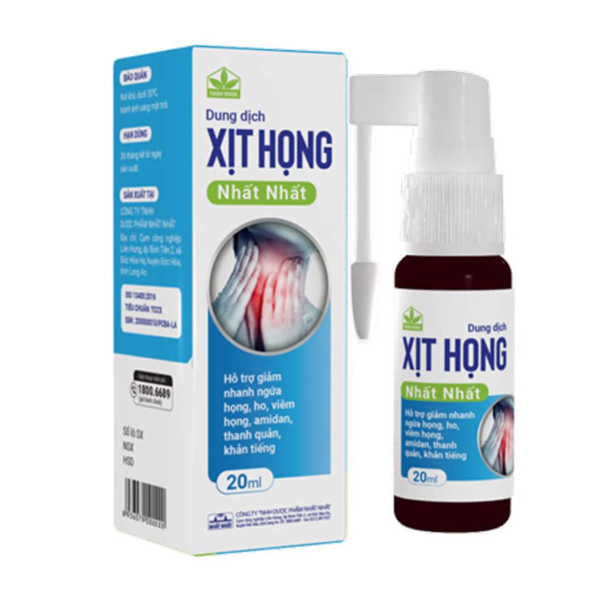 Thảo dược dung dịch xịt họng nhất nhất 20ml