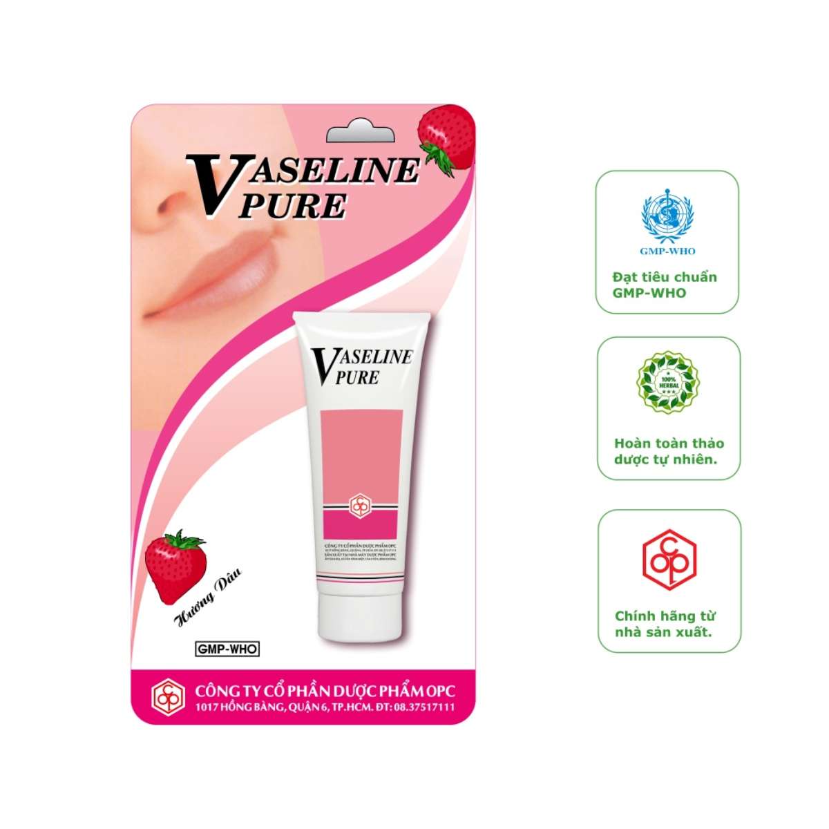 Vaseline pure fraise 10g