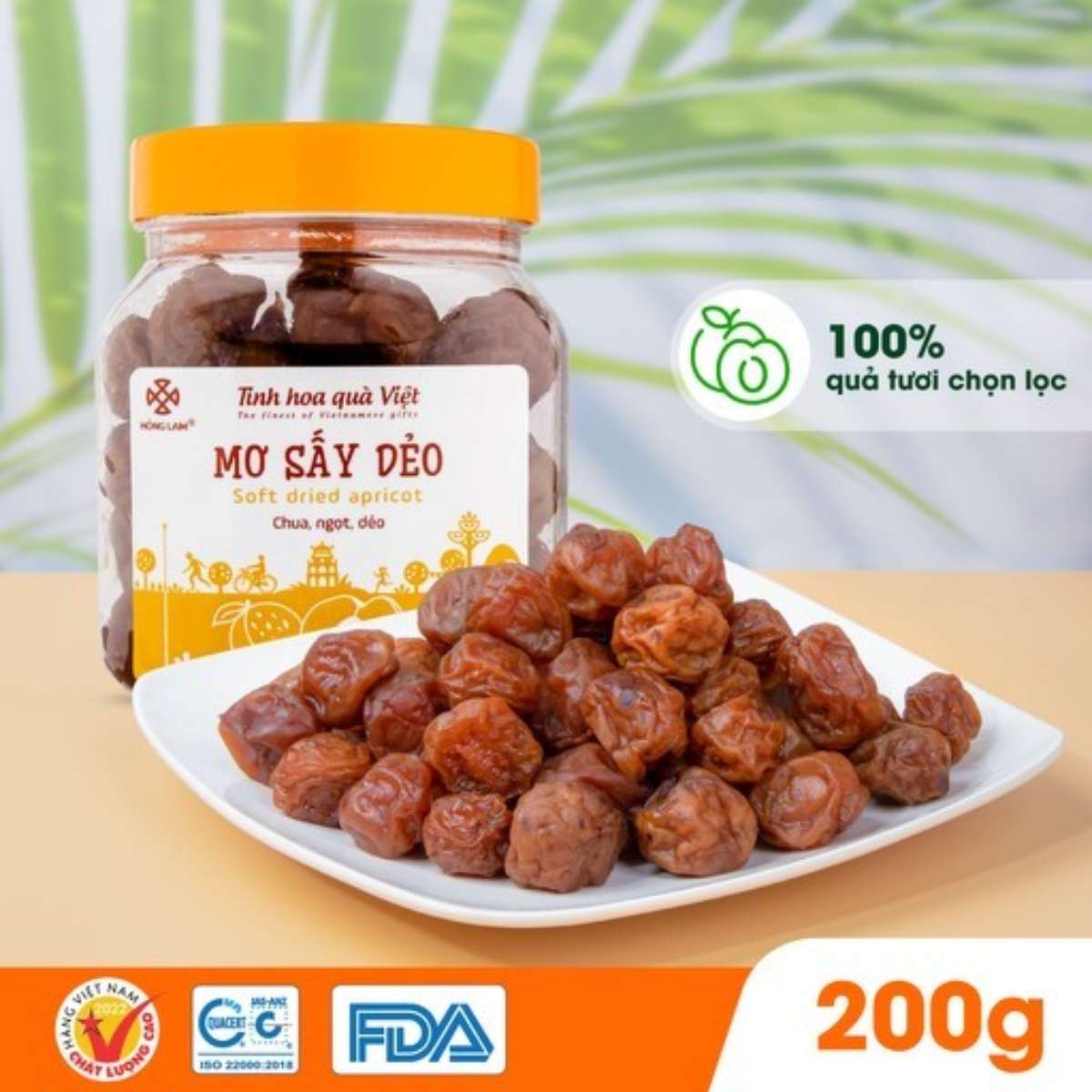 HL 5 mơ sấy dẻo chua cay 200g