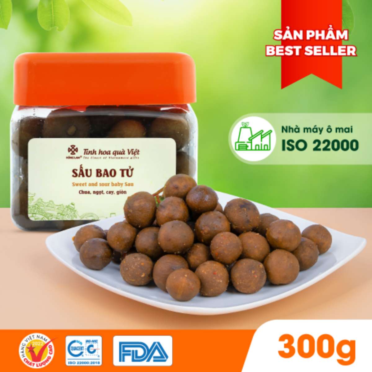 HL sấu bao tử giòn ngọt 300g