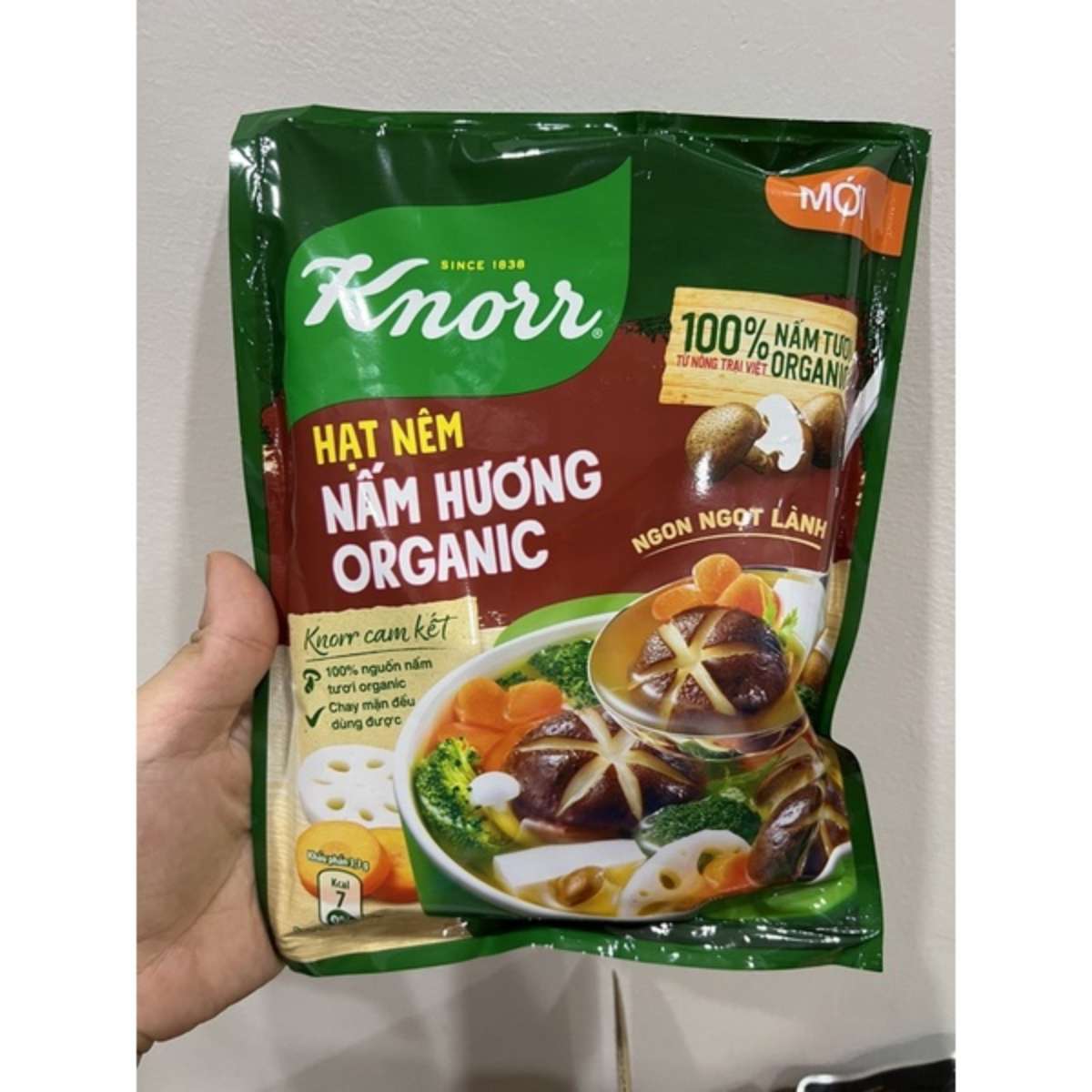 Knorr hạt nêm nấm hương & rong biển 380g